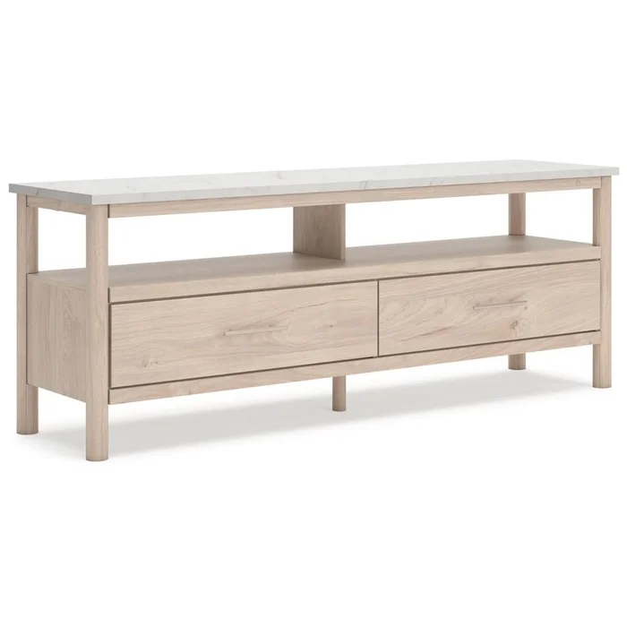 Signature Design by Ashley – Cadmori Extra Large Tv Stand in Two-Tone – W2615-68
