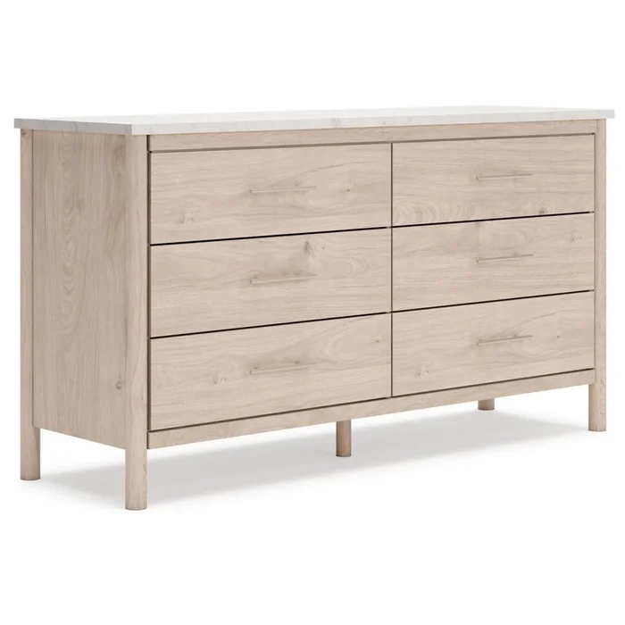 Signature Design by Ashley – Cadmori Six Drawer Dresser in Brown/Beige – B2615-231
