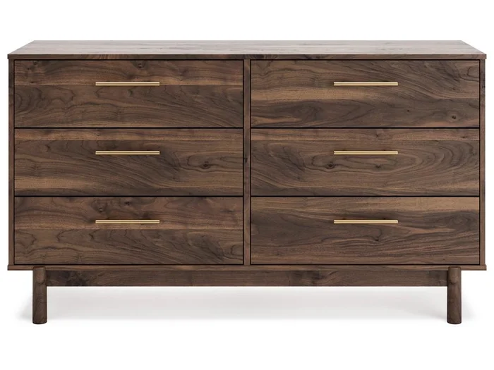 Signature Design by Ashley – Calverson Six Drawer Dresser in Mocha – EB3660-231