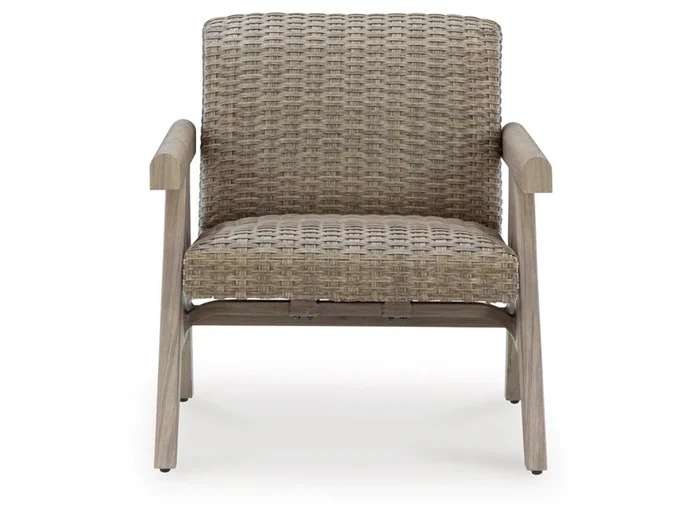 Signature Design by Ashley – Carisbo Outdoor Rocking Lounge Chair in Beige – P690-821