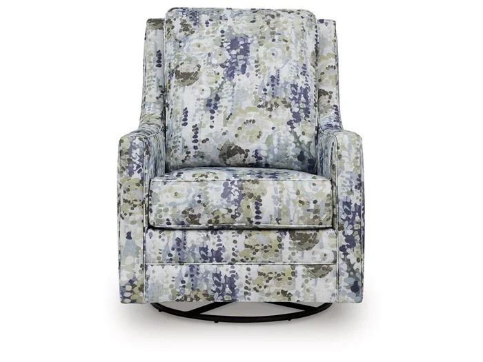 Signature Design by Ashley – Dustinford Swivel Glider Accent Chair in Multi – A3000732