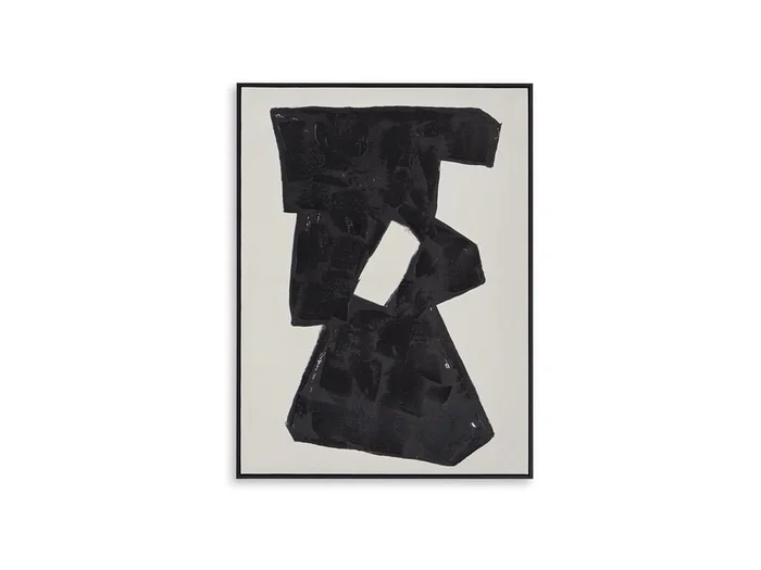 Signature Design by Ashley – Garviery Wall Art in Black/Cream – A8000385