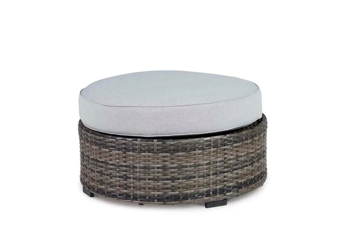 Signature Design by Ashley – Harbor Court Ottoman With Cushion in Gray – P459-814
