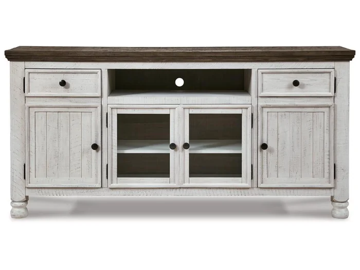 Signature Design by Ashley – Havalance Extra Large Tv Stand in Two-Tone – W814-68