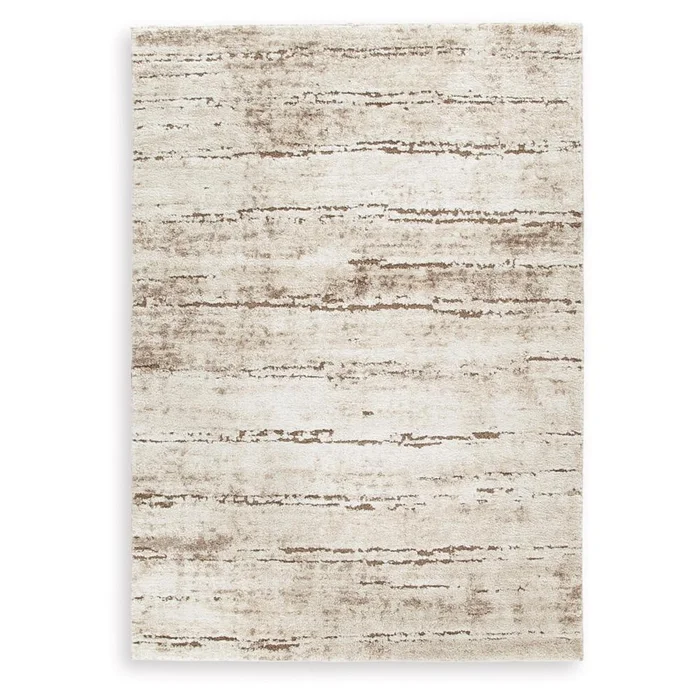 Signature Design by Ashley – Kasney Medium Rug in Cream/Brown – R406852
