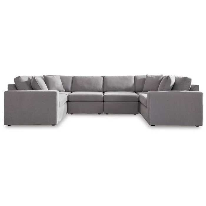 Signature Design by Ashley – Modmax Fabric 6 Piece Sectional in Granite