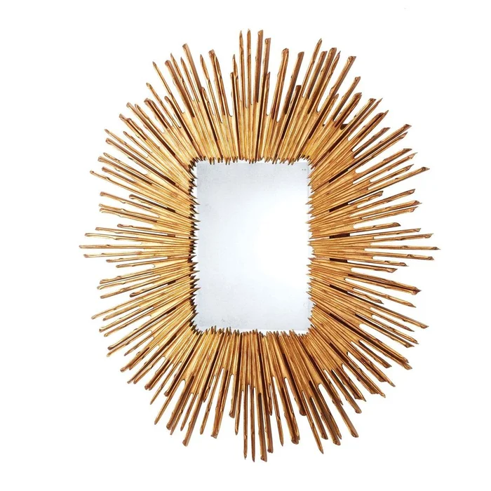 Soleil Mirror – Gold Leaf