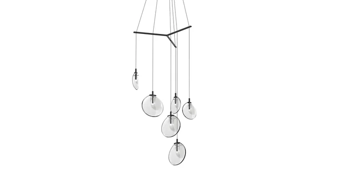 Sonneman Cantina 6 Light 42″ Wide Full Sized Pendant