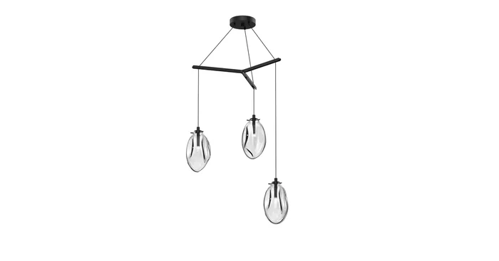 Sonneman Liquid 3 Light 27″ Wide Full Sized Pendant