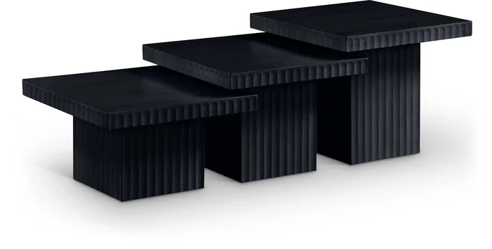 Spencer – Oak Veneer 3 Piece Coffee Tabl