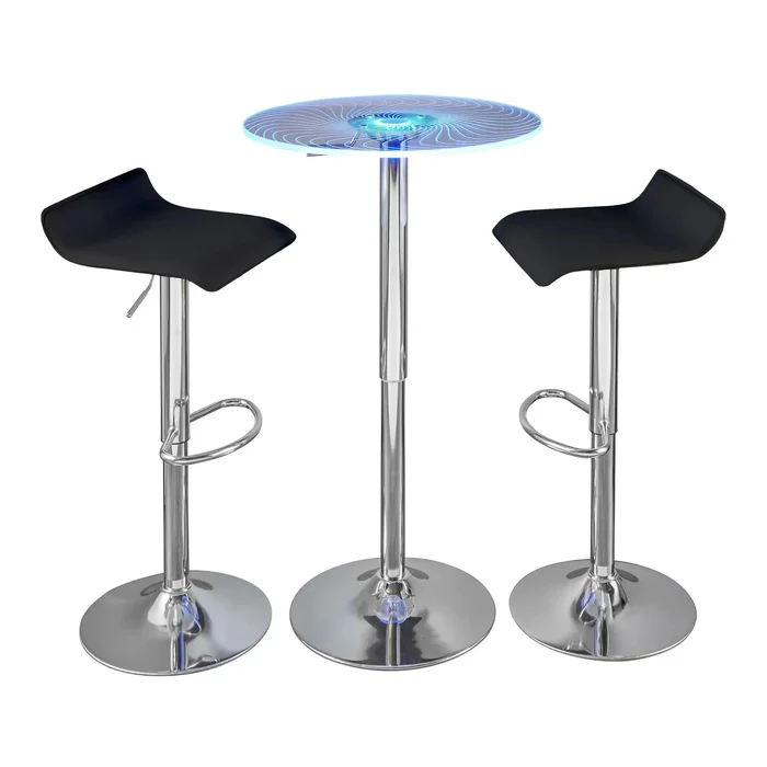 Spyra Ale – 3 Piece Contemporary Adjustable Bar With Up Set