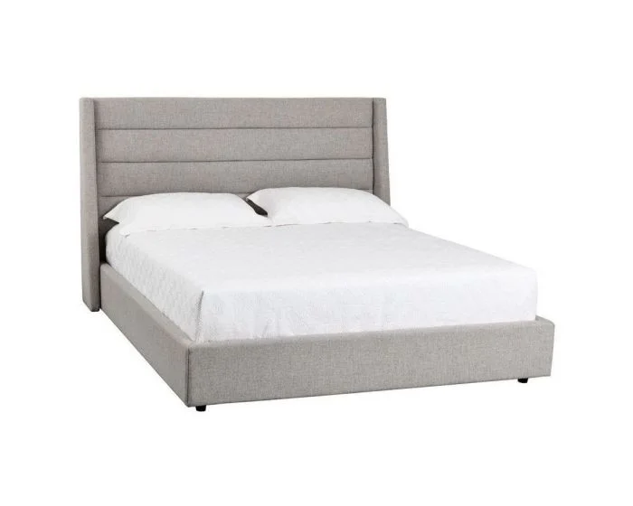 Sunpan 5West Emmit Bed – King – Marble Fabric