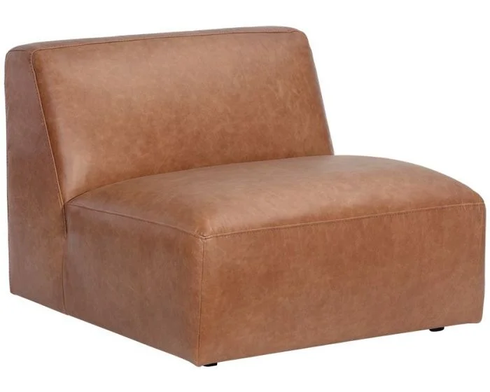 Sunpan 5West Watson Armless Chair – Marseille Camel