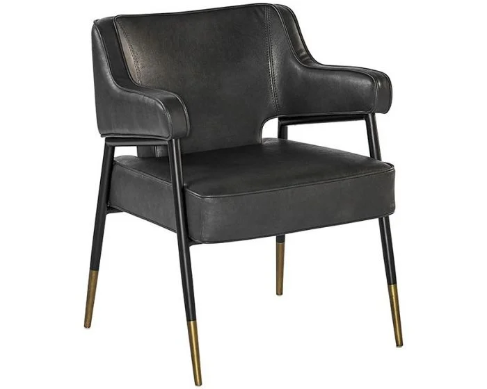 Sunpan Irongate Derome Armchair – Bravo Portabella (Dropshippable)