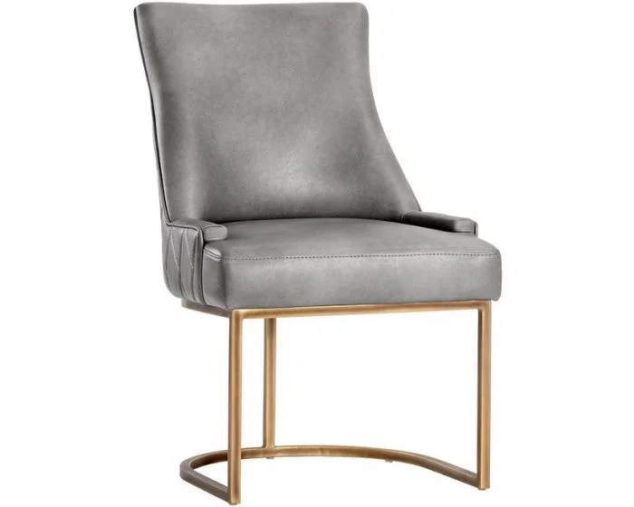 Sunpan Irongate Florence Dining Chair – Bravo Metal – Set of 2 (Dropshippable)