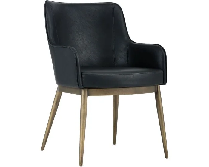 Sunpan Irongate Franklin Dining Chair – Vintage Black (Dropshippable)