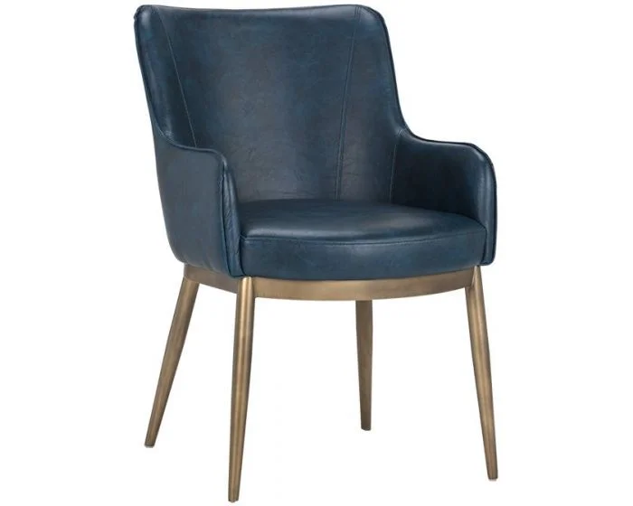 Sunpan Irongate Franklin Dining Chair – Vintage Blue (Dropshippable)