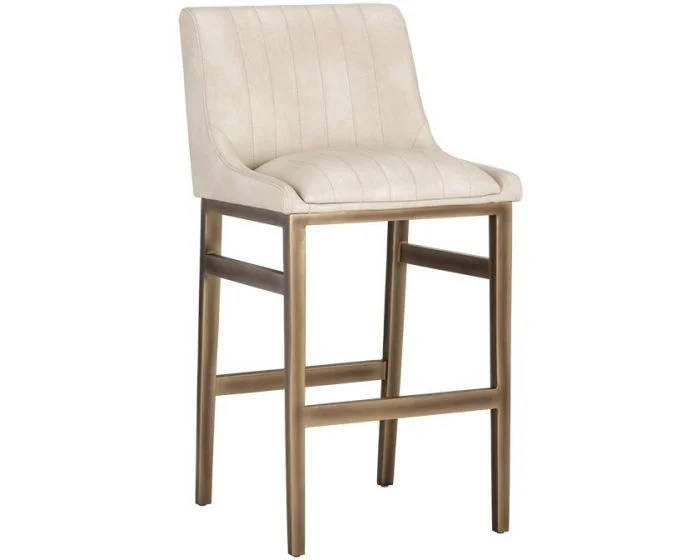 Sunpan Irongate Halden Barstool – Bravo Cream (Dropshippable)