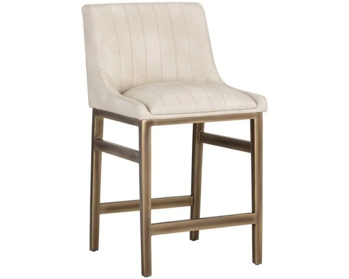 Sunpan Irongate Halden Counter Stool – Bravo Cream (Dropshippable)
