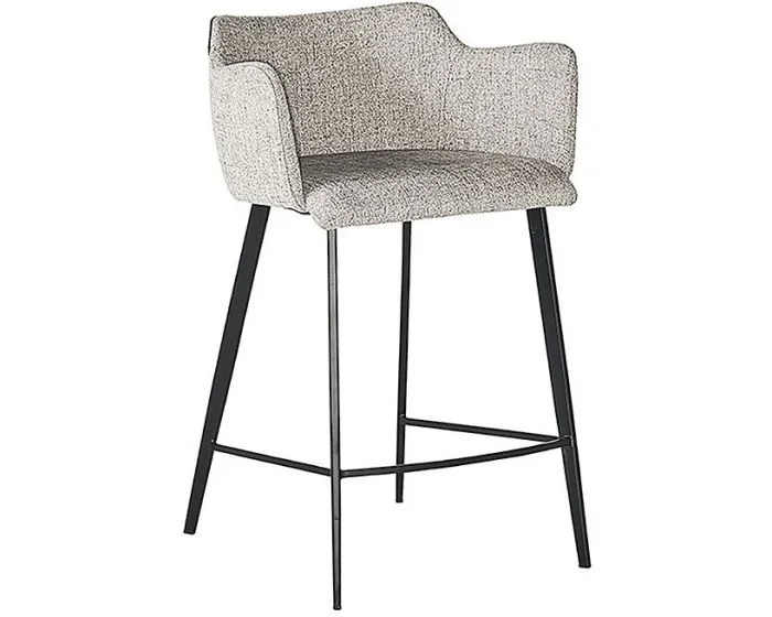 Sunpan Junction Griffin Counter Stool – November Grey / Bravo Cognac (CL1A) – CLEARANCE SALE (Dropshippable)