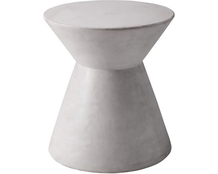 Sunpan MIXT Astley End Table – White (Dropshippable)