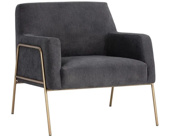 Sunpan MIXT Cybil Armchair – Polo Club Kohl Grey