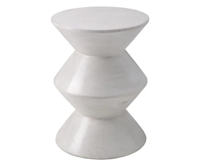 Sunpan MIXT Union End Table – White (CL1A) – CLEARANCE SALE (Dropshippable)