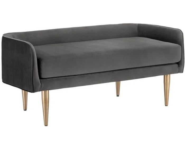 Sunpan Sammy Bench – Grey Sky (Dropshippable)