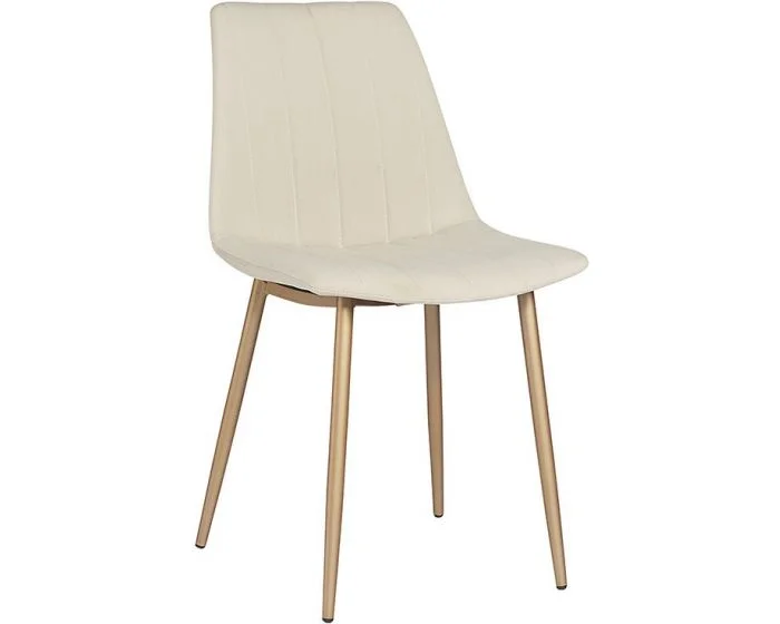 Sunpan Urban Unity Drew Dining Chair – Champagne Gold – Antonio Linen – Set of 2 (CL1A) – CLEARANCE SALE (Dropshippable)