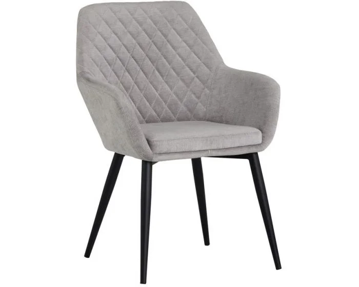 Sunpan Urban Unity Jayna Dining Chair – Black – Polo Club Stone (Dropshippable)