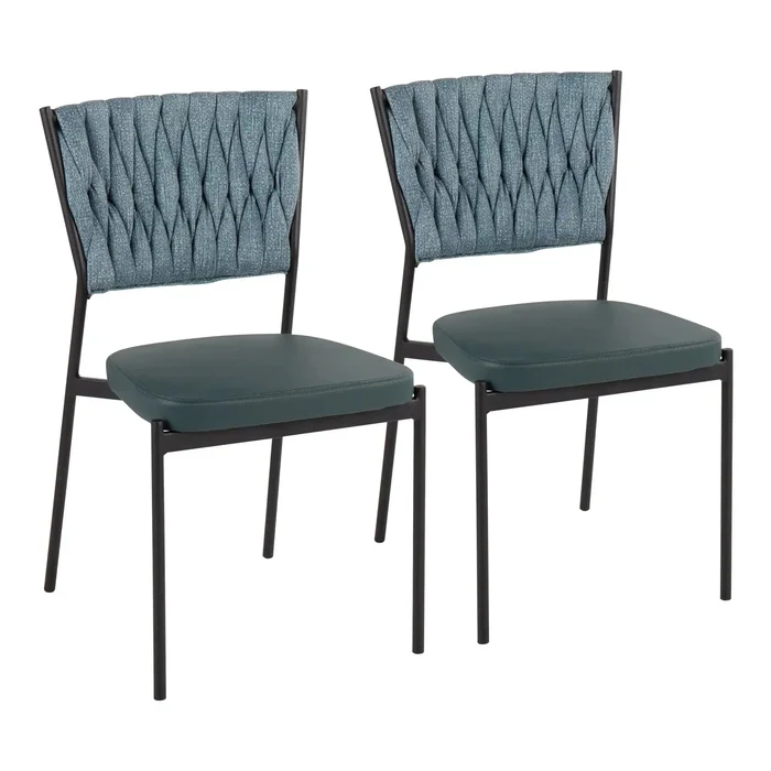 Tania – Braided Contemporary Chair (Set of 2)