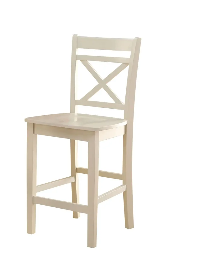 Tartys – Counter Height Chair (Set of 2) – Cream