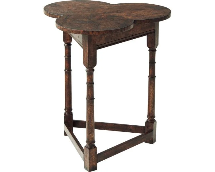 Theodore Alexander Althorp – Victory Oak Oak Clover Accent Table