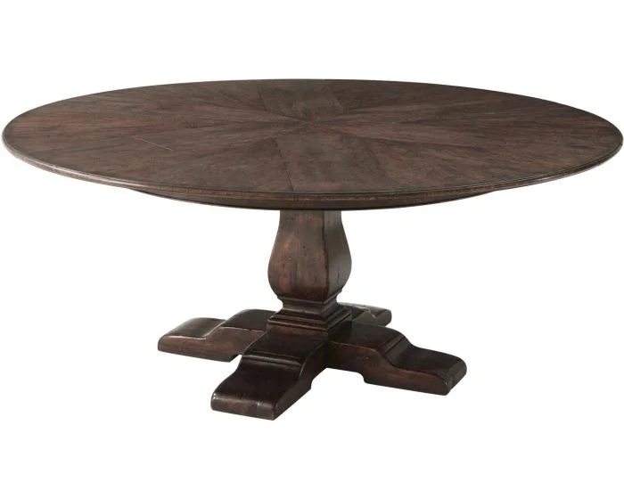 Theodore Alexander Althorp – Victory Oak Victory Oak Jupe II Dining Table