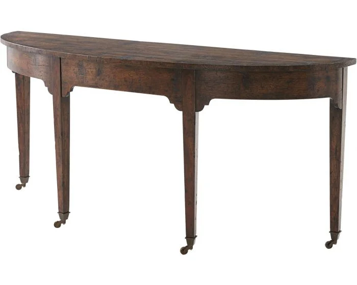 Theodore Alexander Althorp – Victory Oak West Gate Console Table