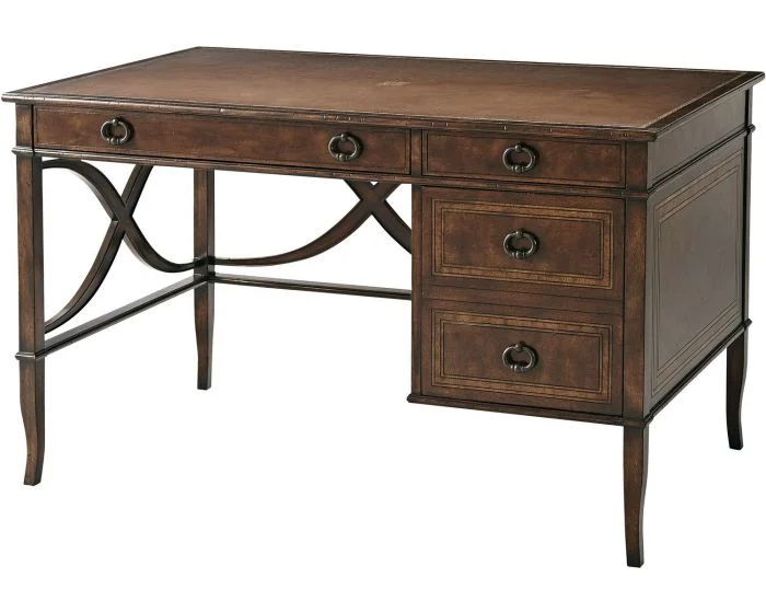 Theodore Alexander Brooksby Lecriture Pedestal Desk