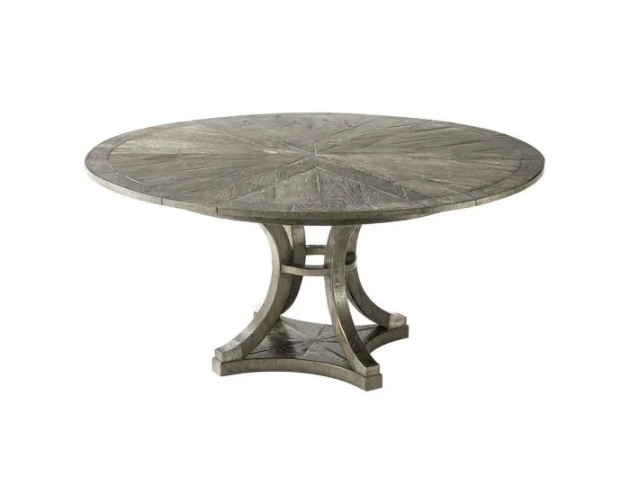 Theodore Alexander Echoes Devereaux Dining Table in Grey Echo Oak