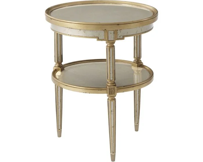 Theodore Alexander Eglomise A Jewel of Venice Side Table