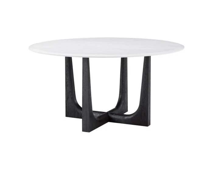 Theodore Alexander Repose Quartz Round Dining Table TA54085.C325