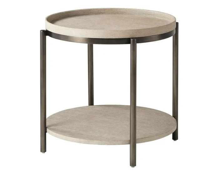 Theodore Alexander Repose Round Side Table TA50136.C322