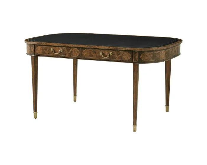 Theodore Alexander Sloane Writing Table in Edwardian Brown