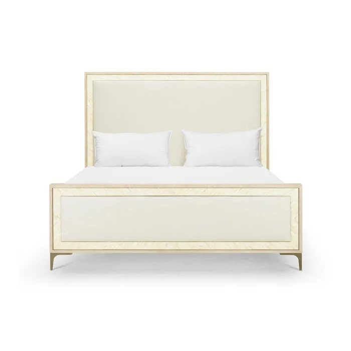 Tideline Bone & Linen Upholstered Bed – King
