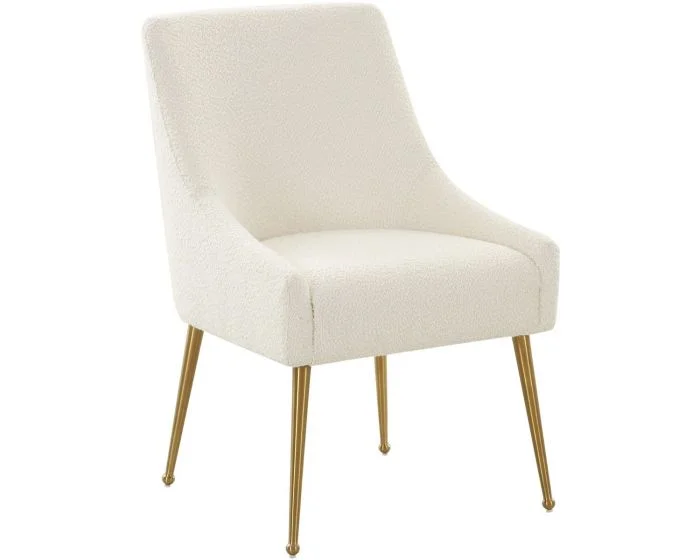 TOV Furniture Beatrix Performance Boucle Side Chair – Cream (Dropshippable)
