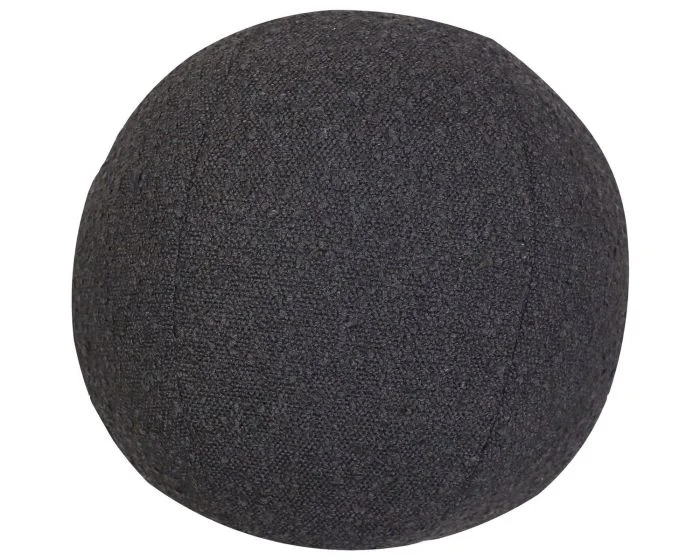 TOV Furniture Boba Boucle 14″ Pillow – Black (Dropshippable)