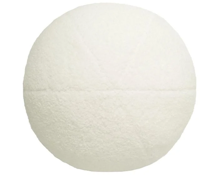 TOV Furniture Boba Shearling 14″ Pillow – Cream Vegan (Dropshippable)