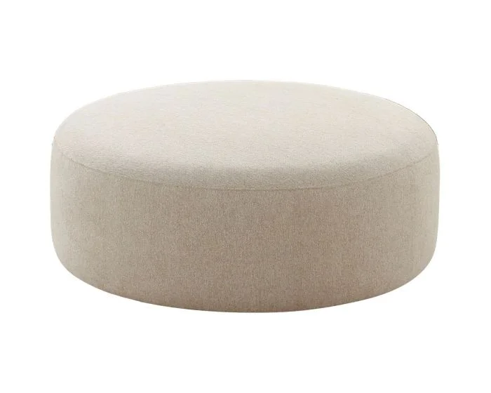 TOV Furniture Broohah Ottoman – Beige Linen (Dropshippable)
