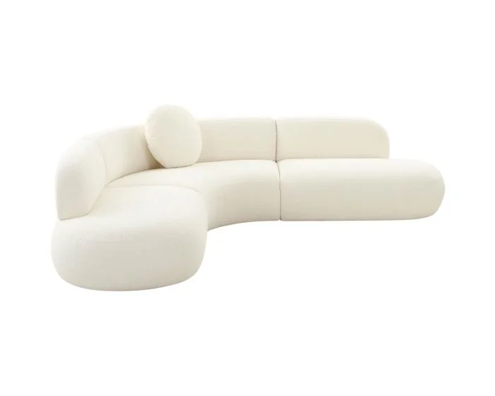 TOV Furniture Broohah Sectional – Boucle Cream