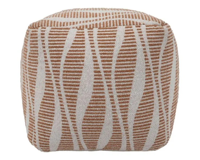 TOV Furniture Ember Woven Pouf (Dropshippable)