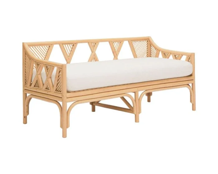 TOV Furniture Jayla Bench – Natural Rattan