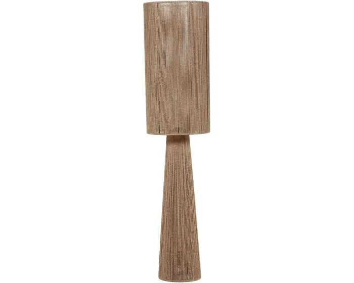 TOV Furniture Marza 2-Bulb Floor Lamp – Natural Jute (Dropshippable)